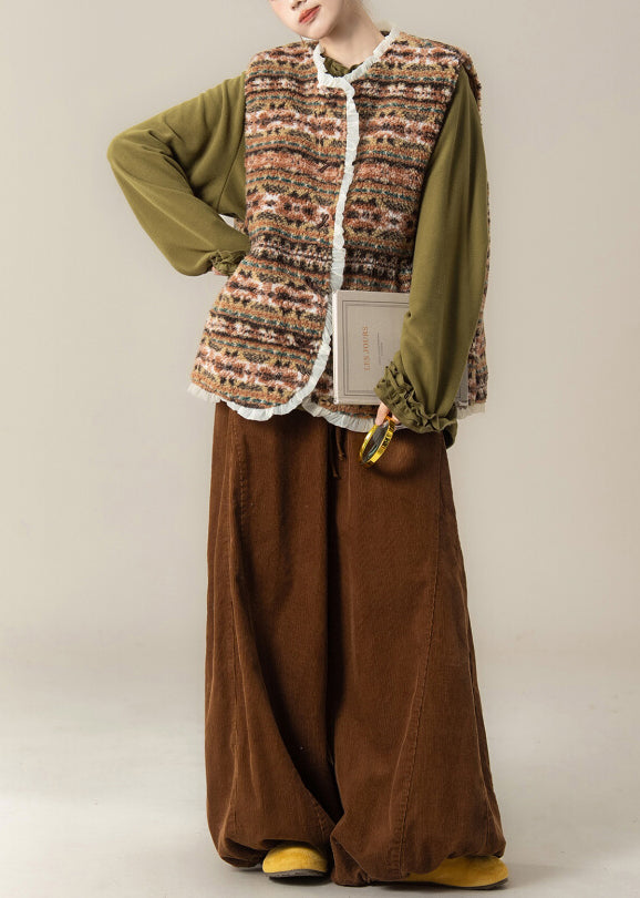 A Vintage Style Pants with Delicate Timeless Details