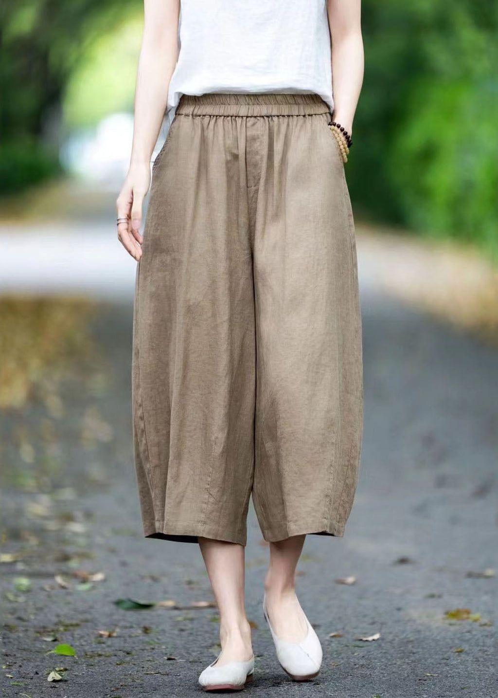 A Vintage Style Pants with Delicate Timeless Details