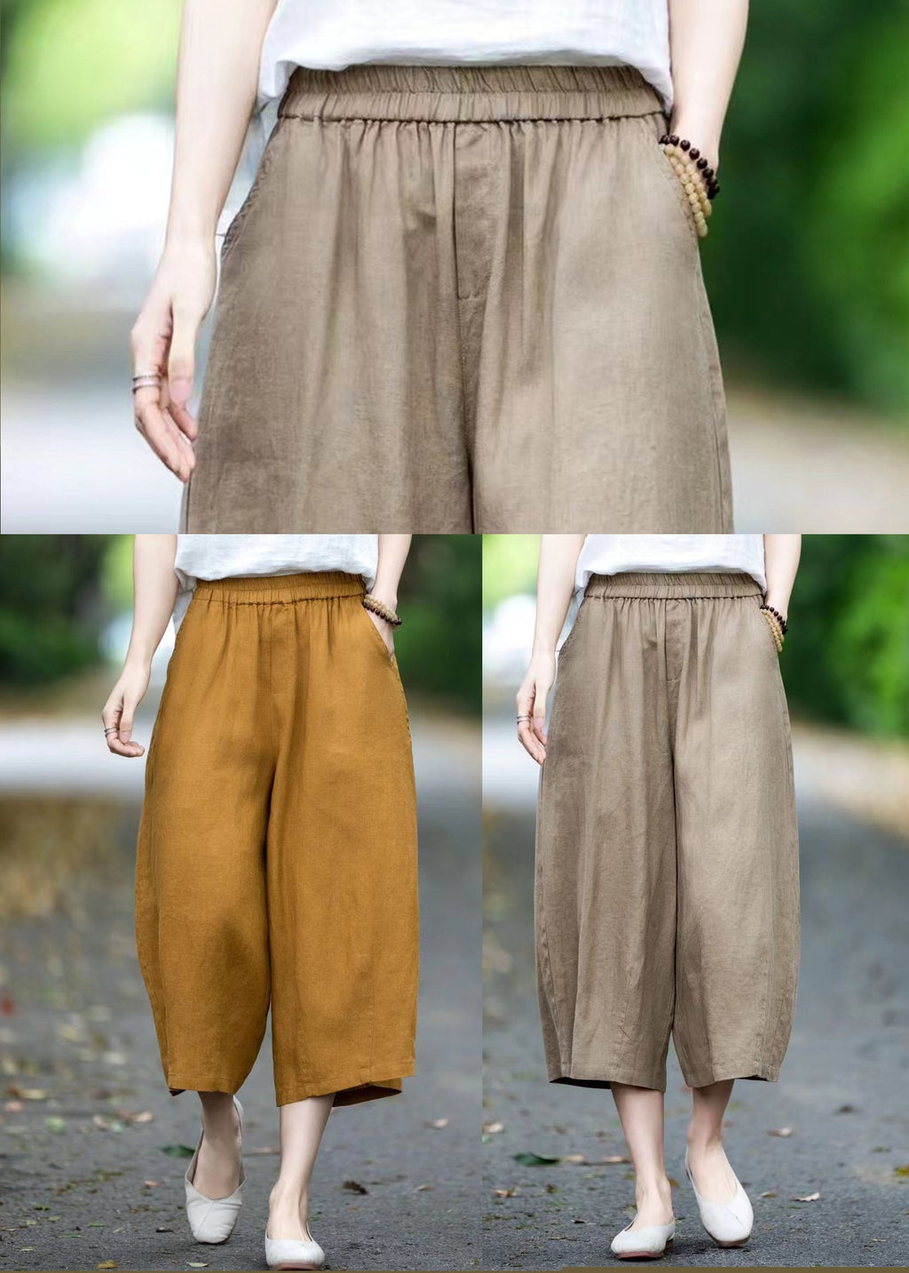 A Vintage Style Pants with Delicate Timeless Details