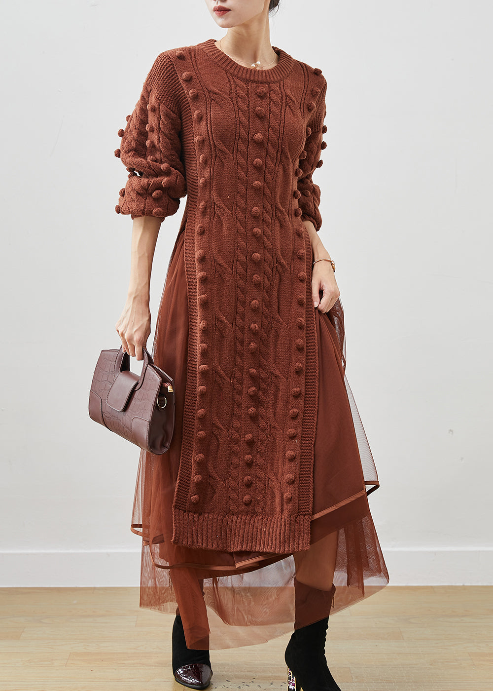 Classic Vintage Sweater with a Flattering Fit