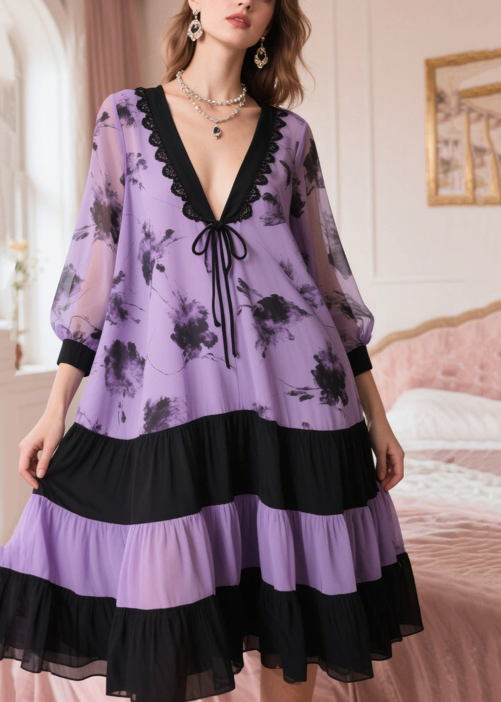 A Vintage Style Dress with Delicate Timeless Details