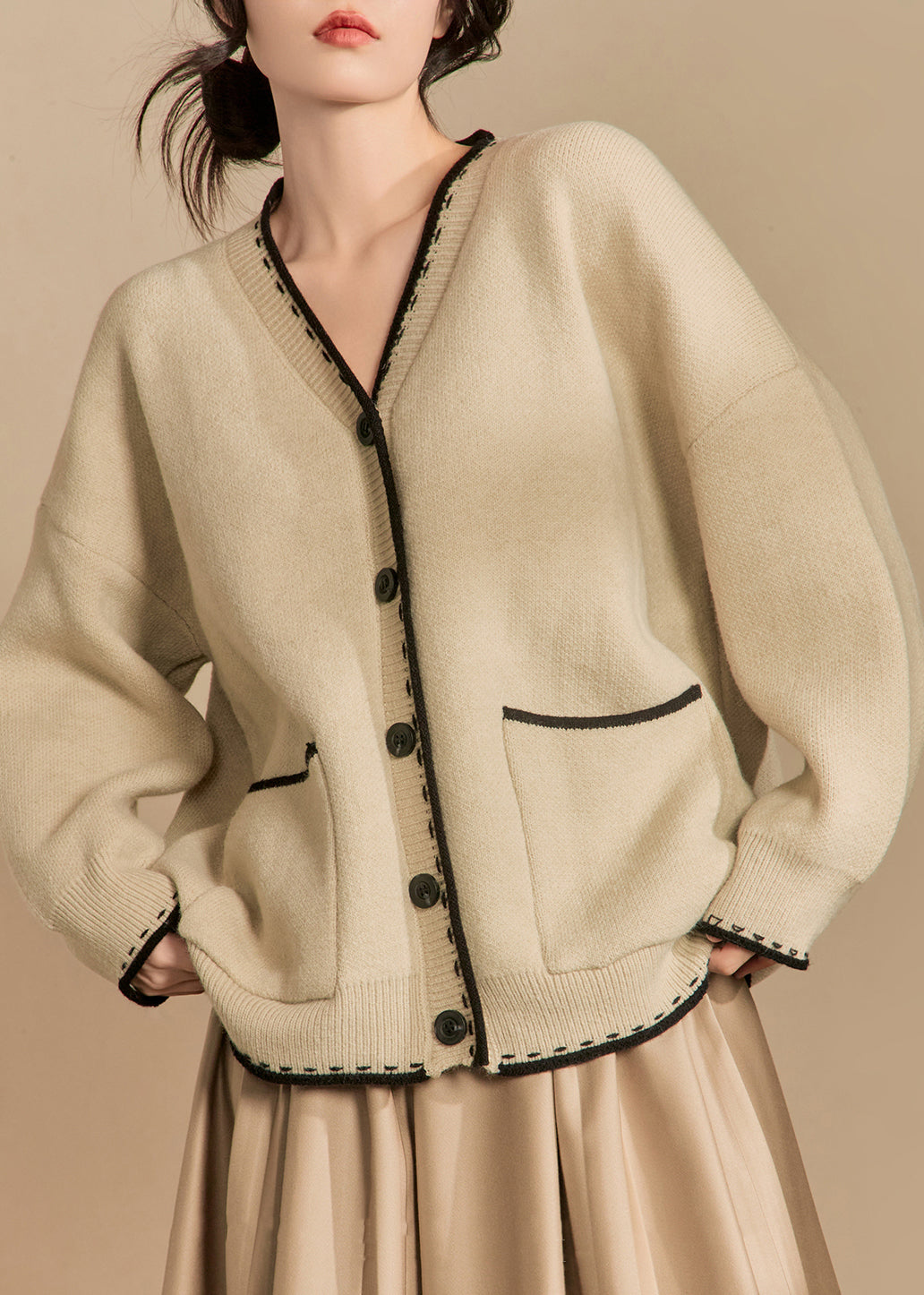 Beautifully Balanced Cardigan with Timeless Character