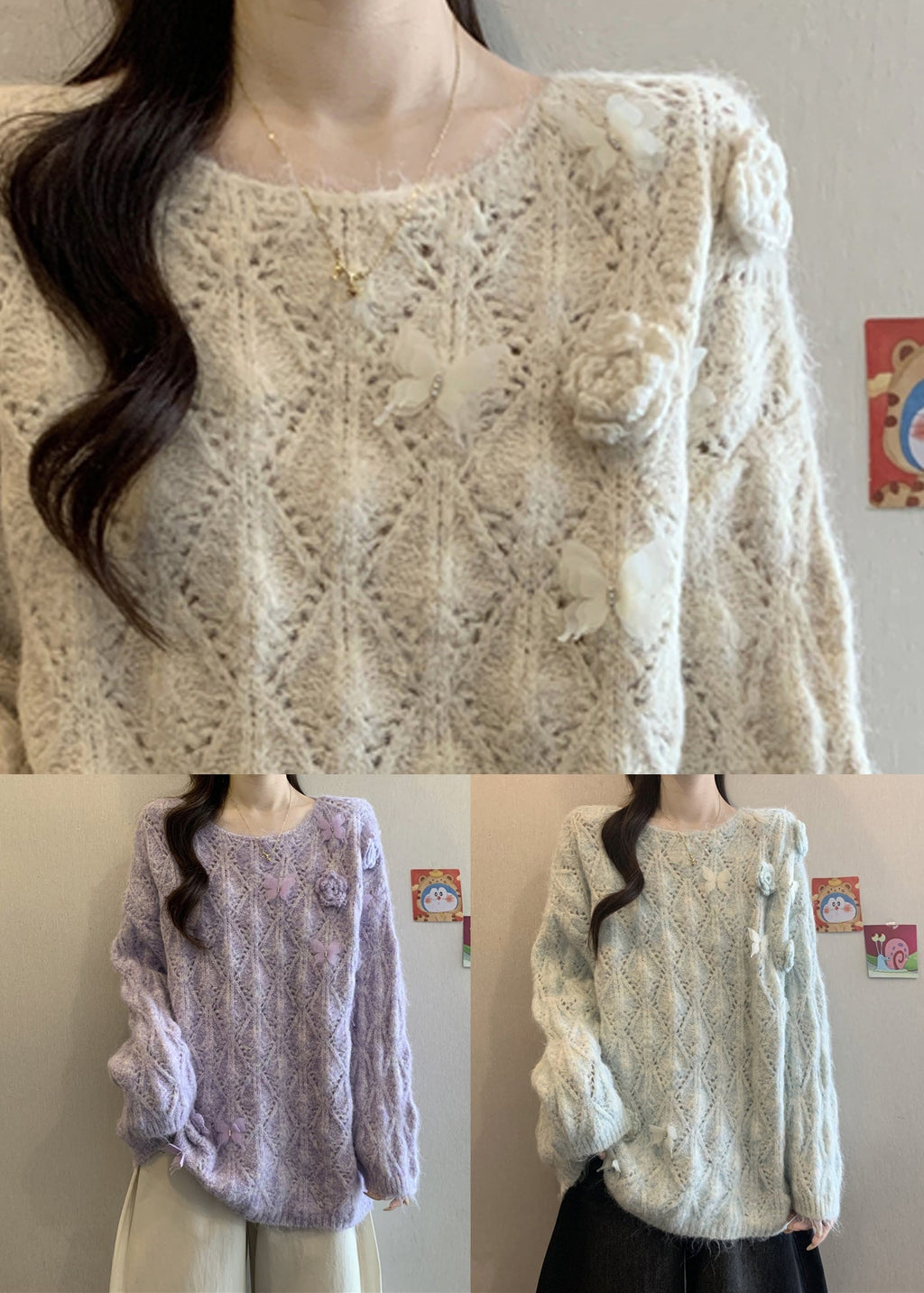 Well Tailored Sweater with a Graceful Silhouette
