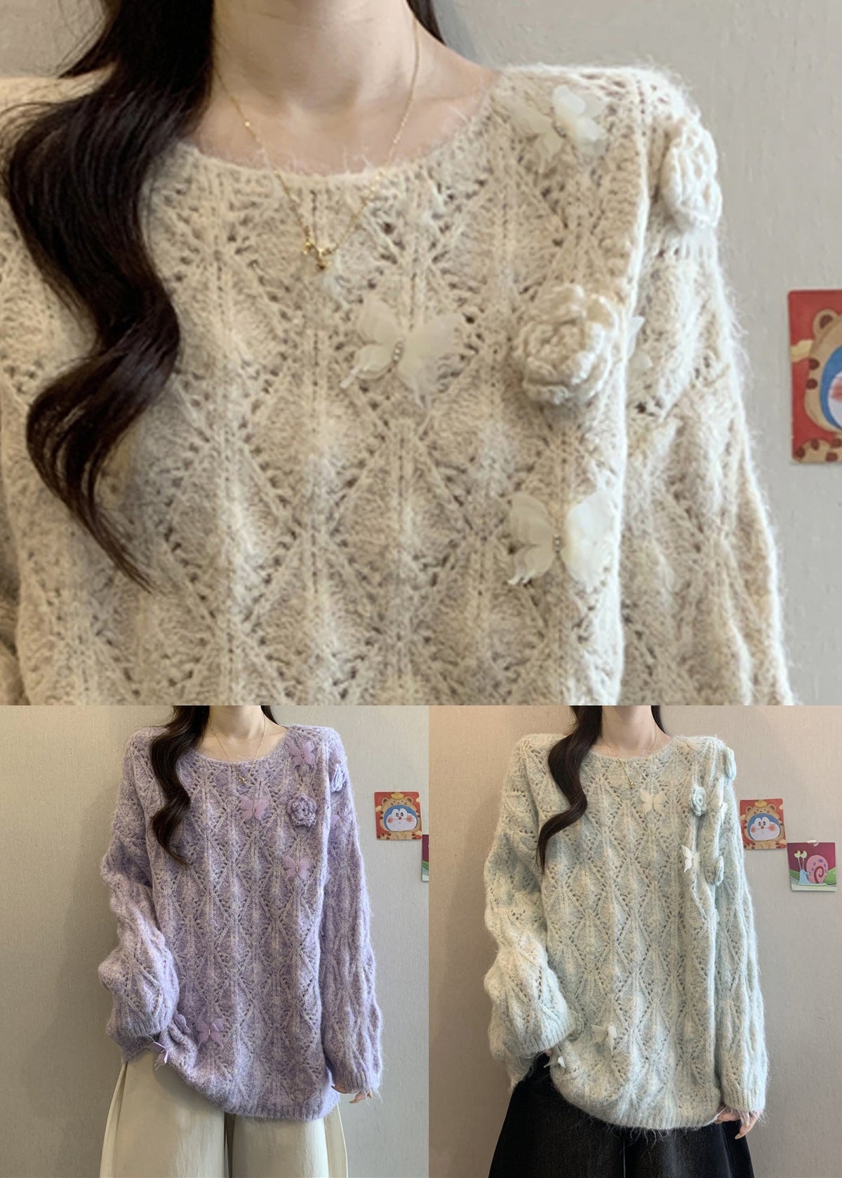 Well Tailored Sweater with a Graceful Silhouette