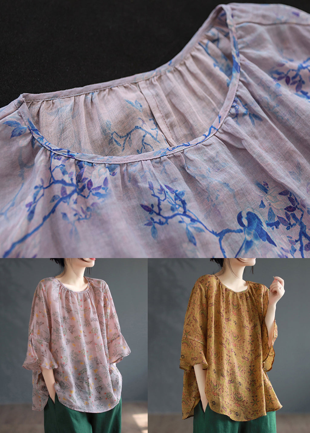 Vintage Inspired Blouse with a Contemporary Edge