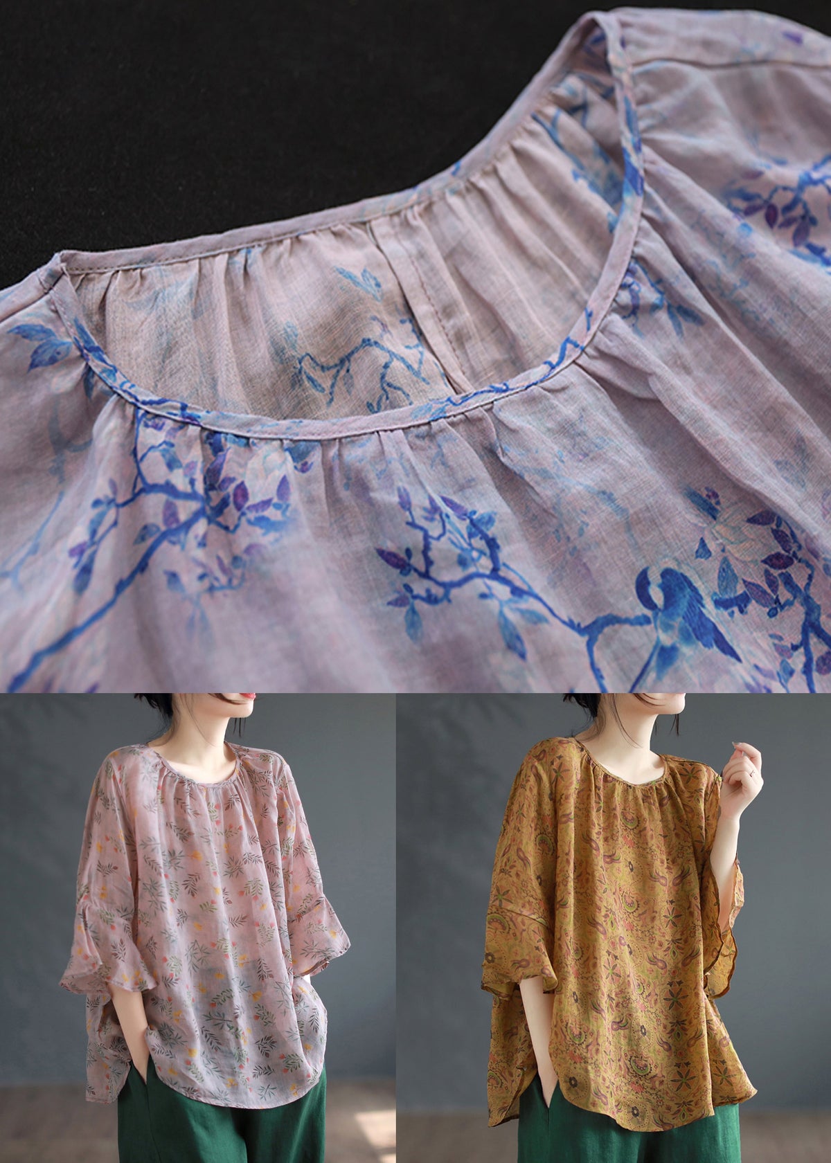 Vintage Inspired Blouse with a Contemporary Edge