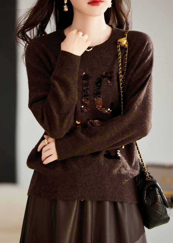 A Vintage Style Sweater with Delicate Timeless Details