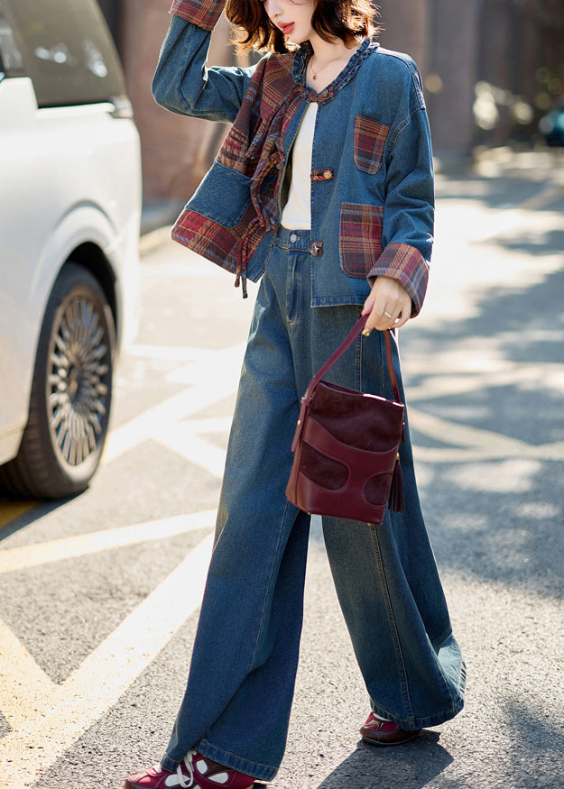 A Vintage Style Pants with Delicate Timeless Details