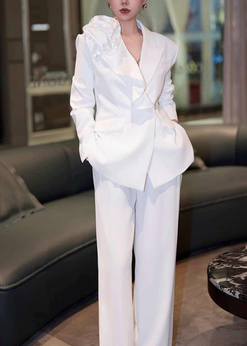 A Vintage Style Pants with Delicate Timeless Details