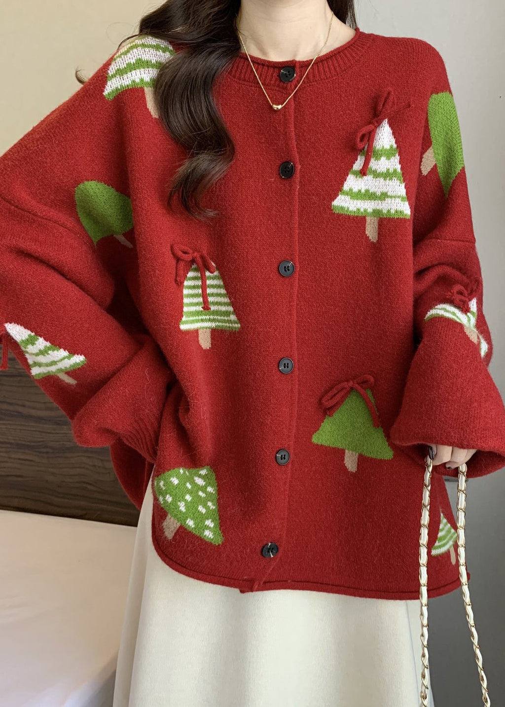 A Vintage Style Cardigan with Delicate Timeless Details