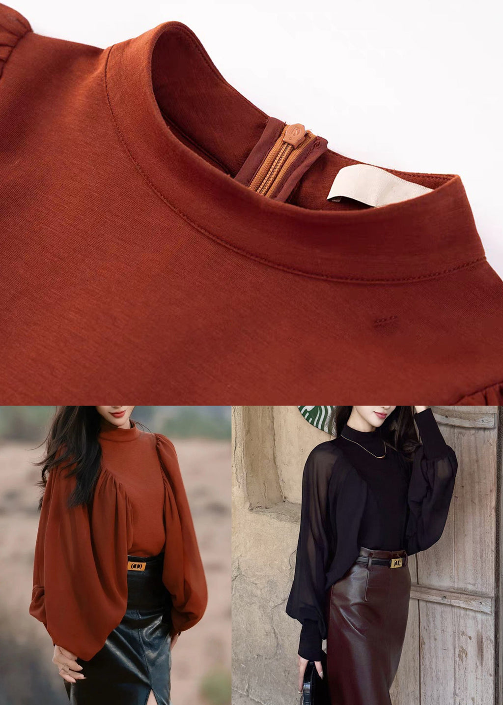 Well Tailored Blouse with a Graceful Silhouette