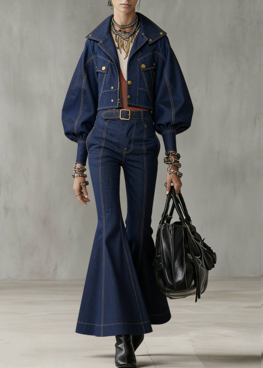 Well Tailored Trousers with a Graceful Silhouette