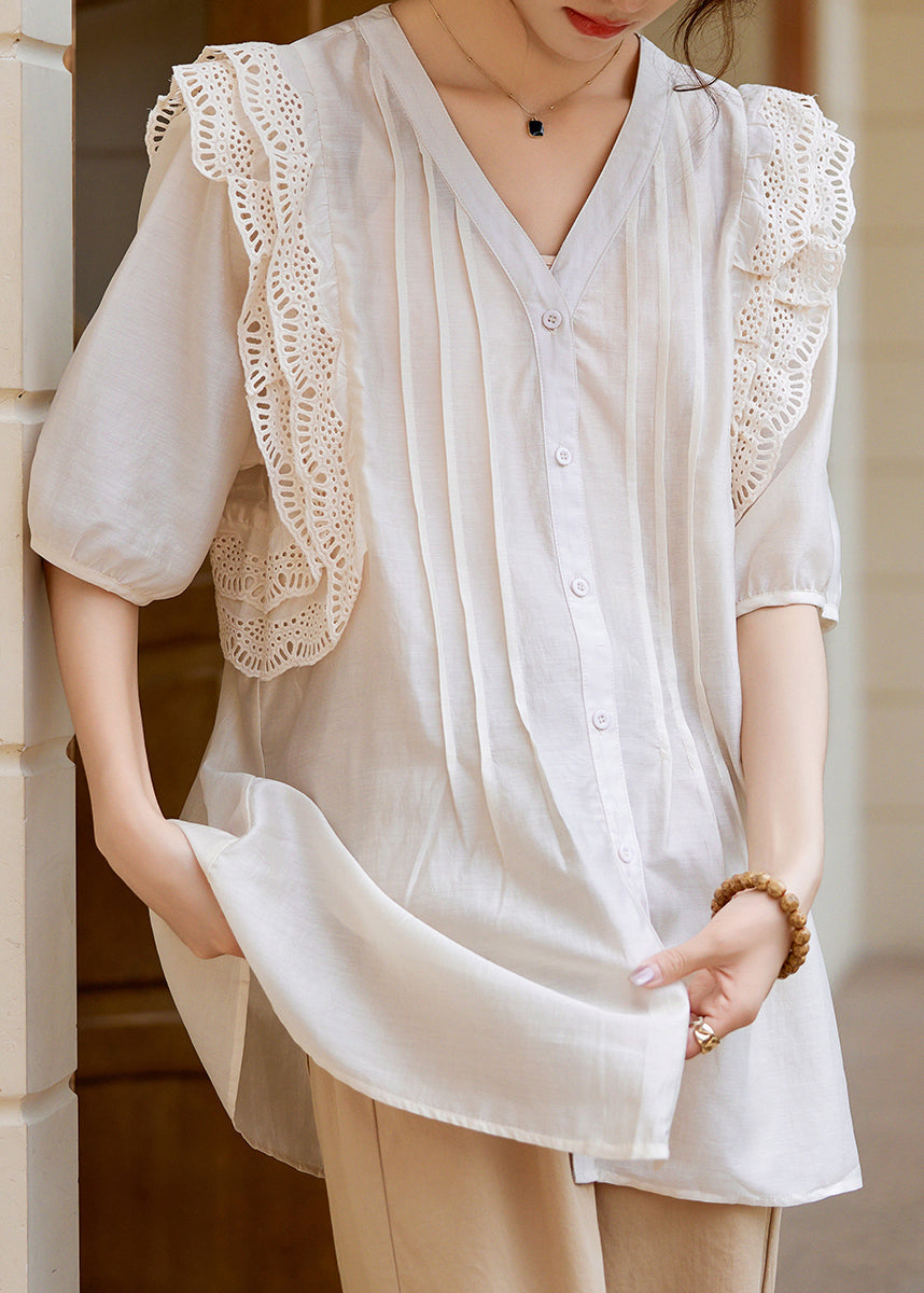 A Vintage Style Shirt with Delicate Timeless Details