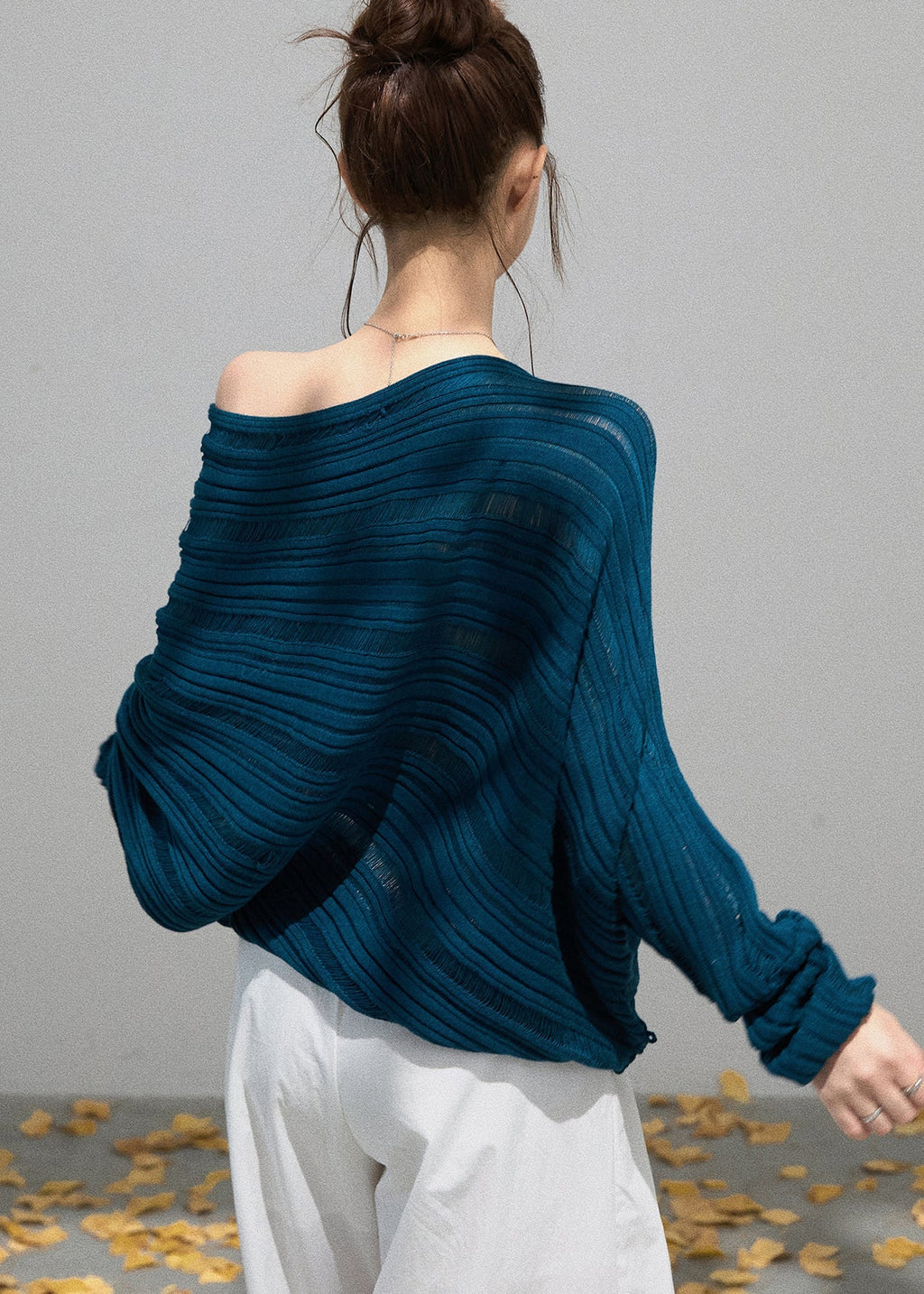 A Vintage Style Sweater with Delicate Timeless Details