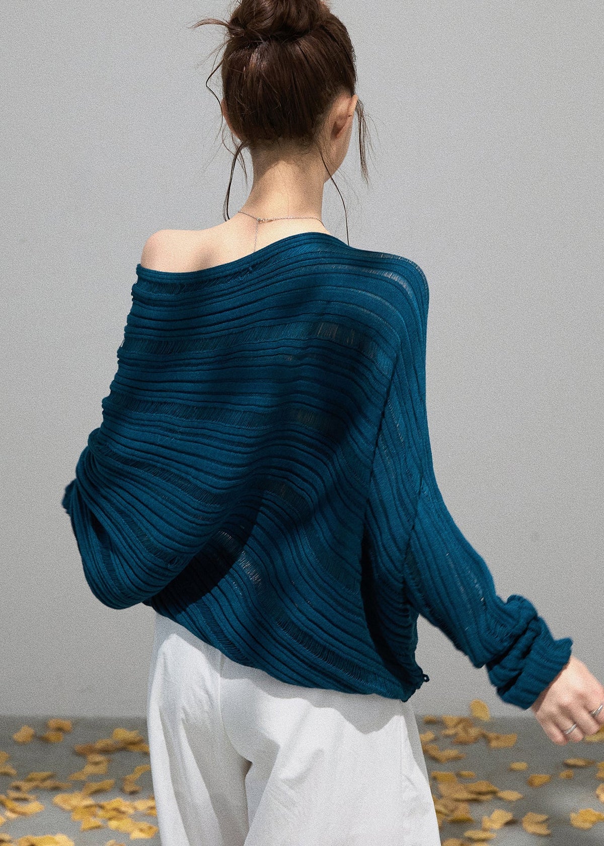 A Vintage Style Sweater with Delicate Timeless Details