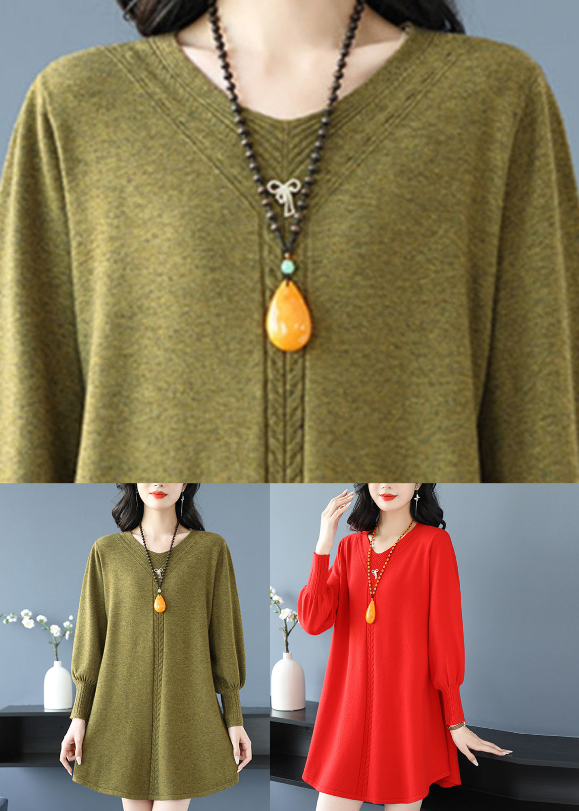 Well Tailored Sweater with a Graceful Silhouette