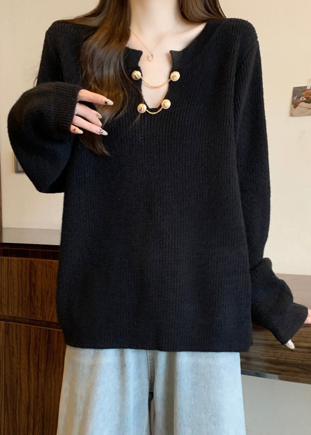Gracefully Styled Sweater for Any Occasion