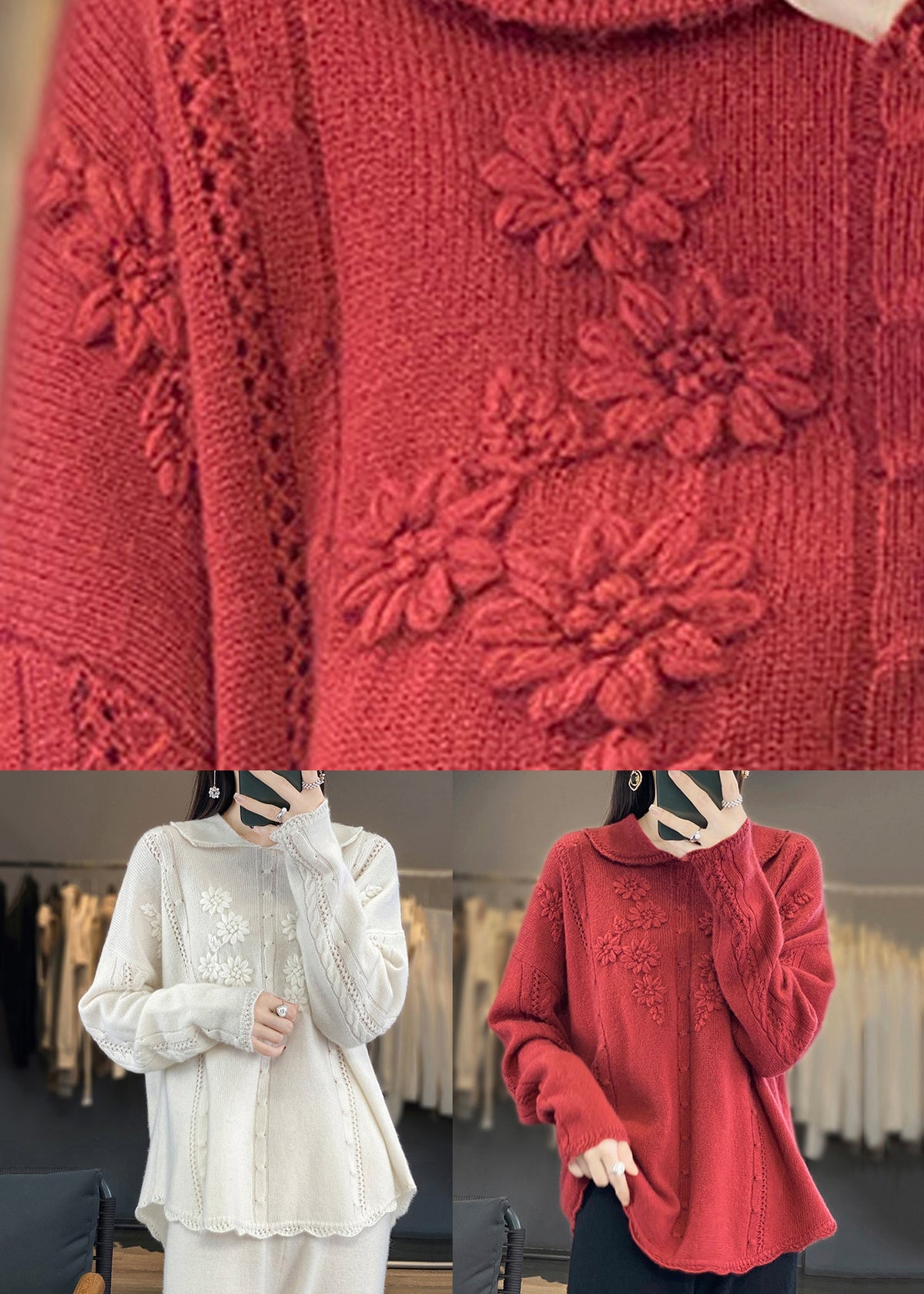 Beautifully Finished Sweater in a Timeless Design