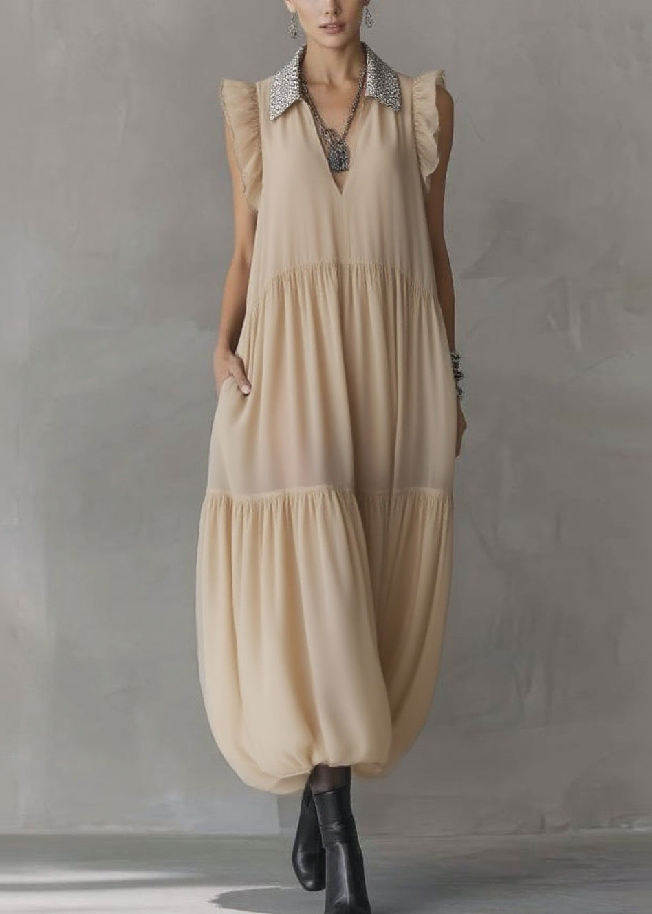 Classic Vintage Dress with a Flattering Fit