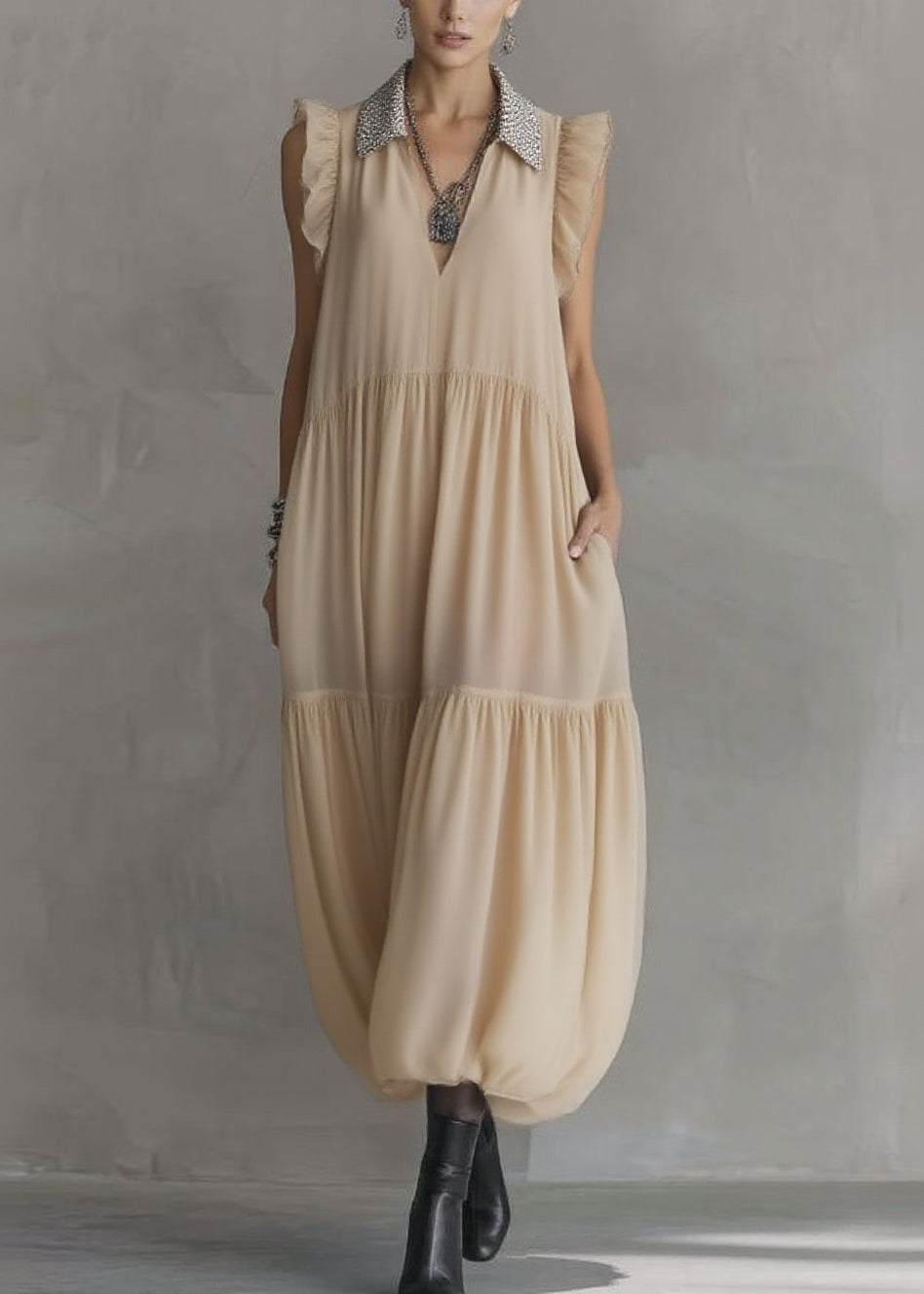 Classic Vintage Dress with a Flattering Fit