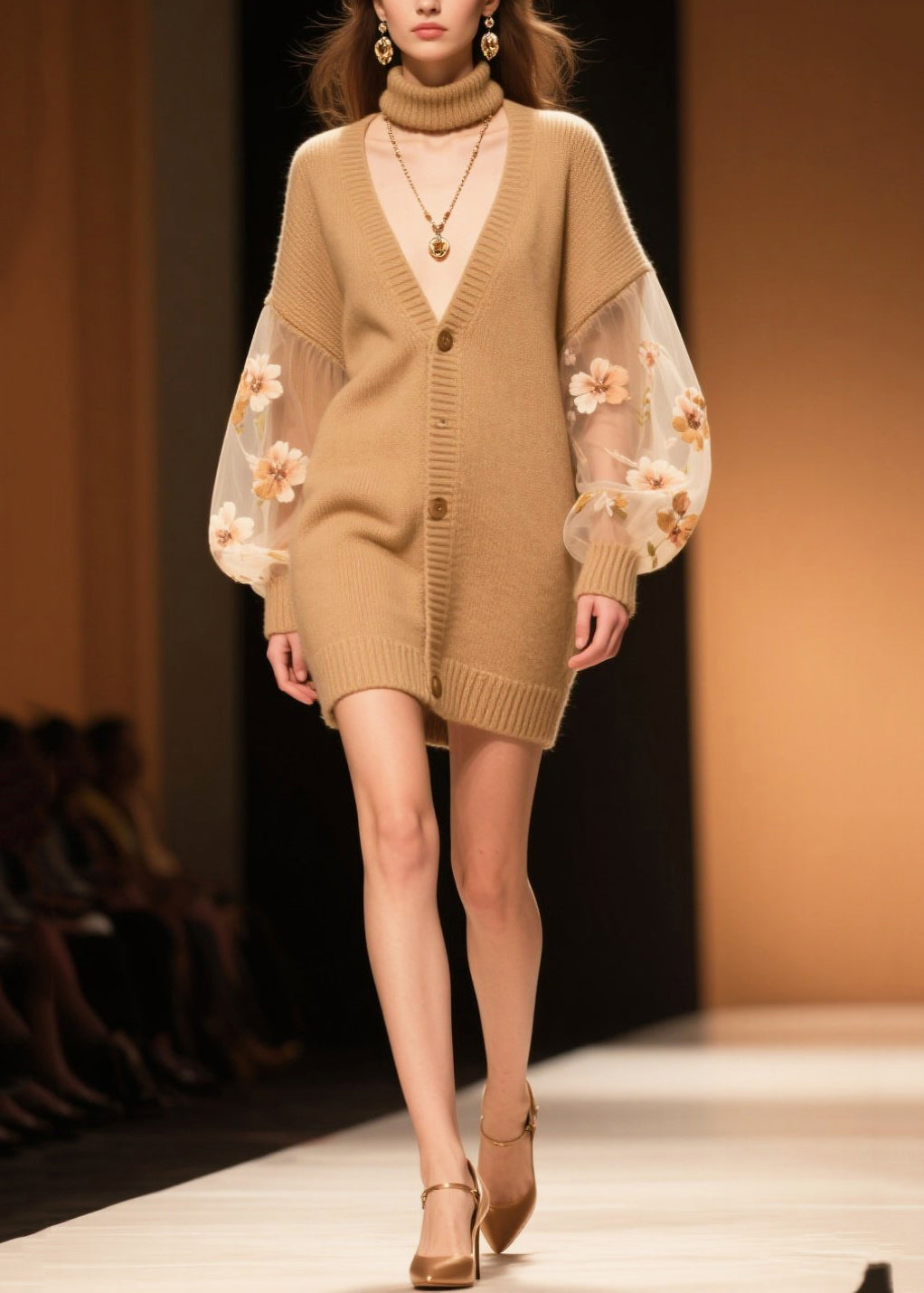 A Vintage Style Cardigan with Delicate Timeless Details