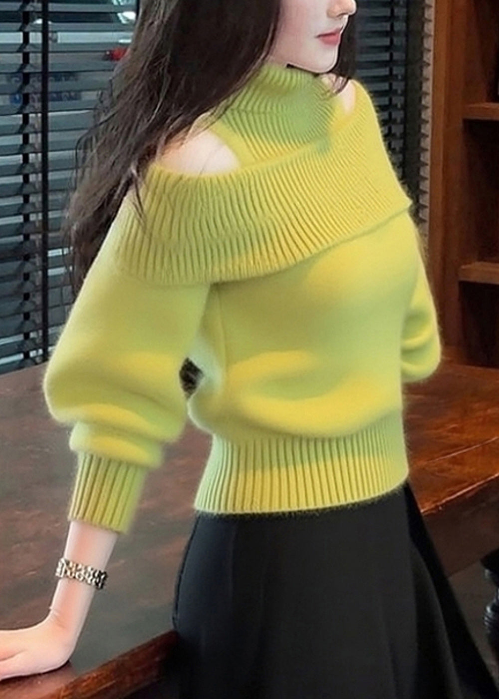 A Vintage Style Sweater with Delicate Timeless Details