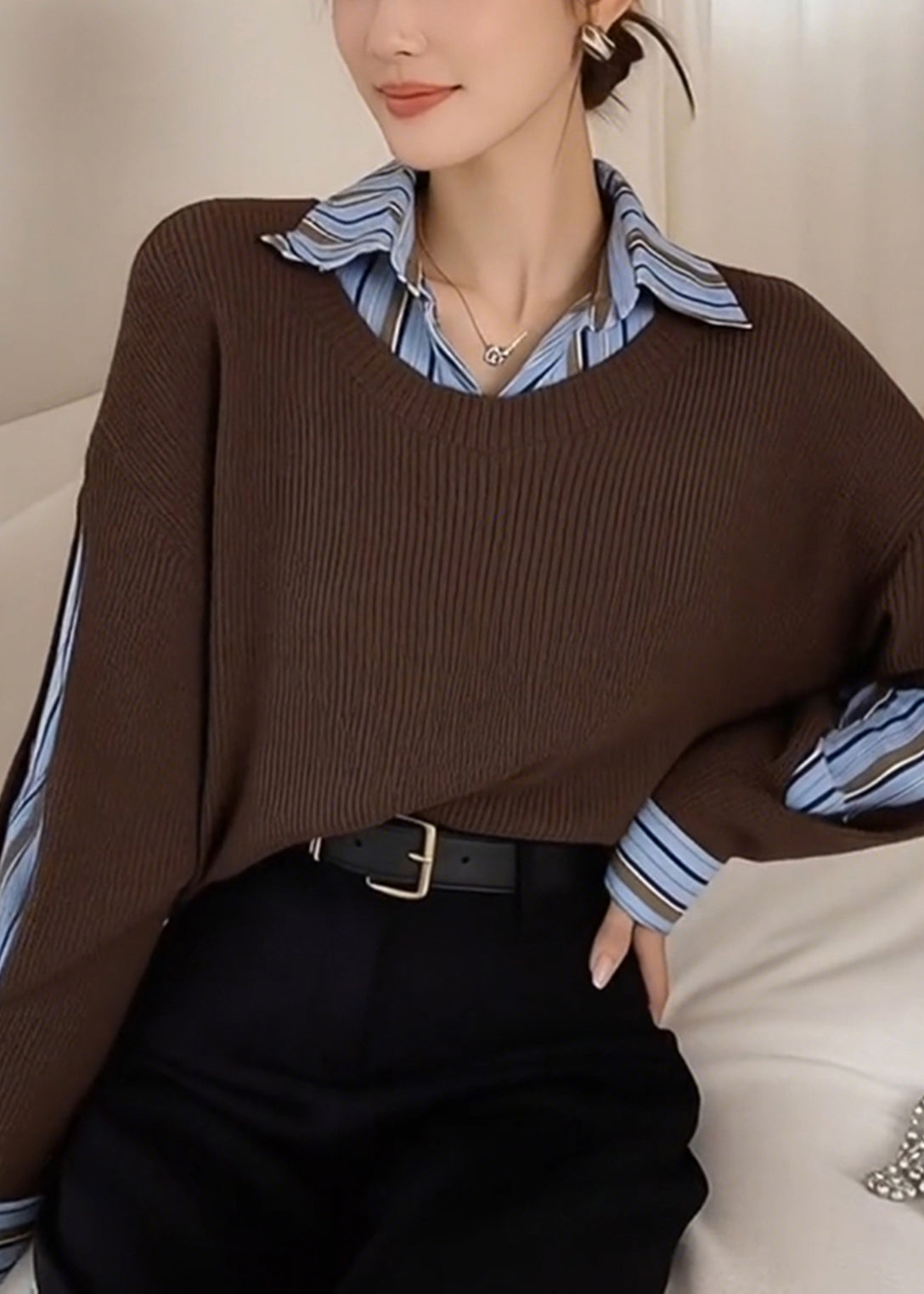 Well Tailored Shirt with a Graceful Silhouette