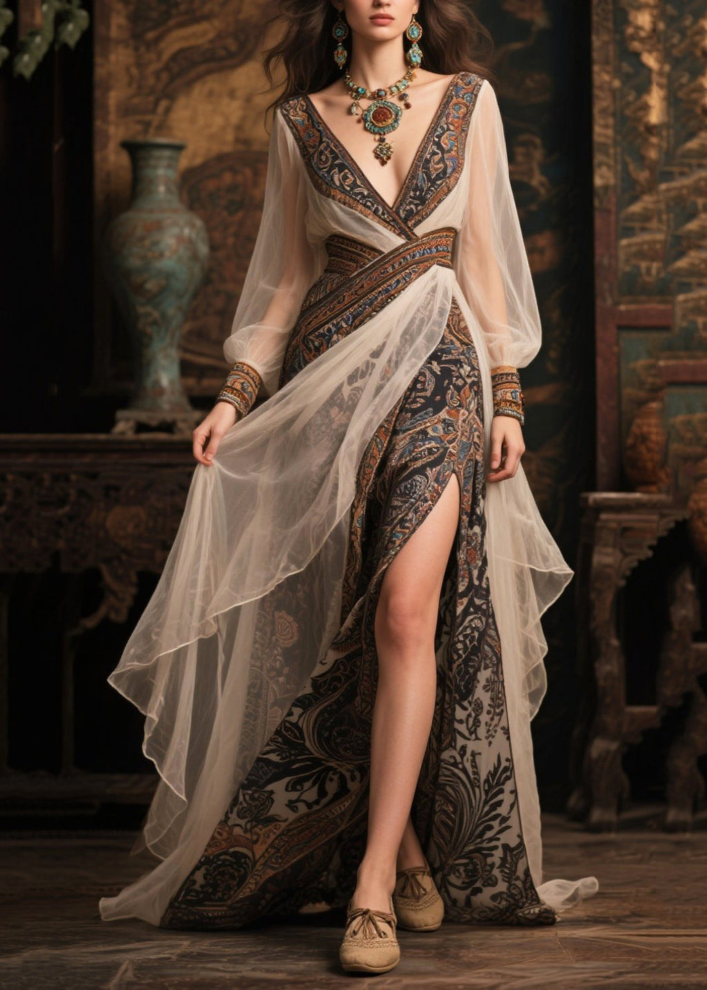 Classic Vintage Dress with a Flattering Fit