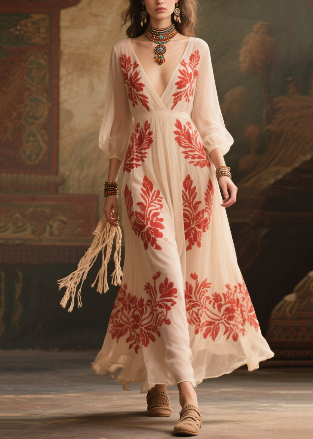 A Vintage Style Dress with Delicate Timeless Details