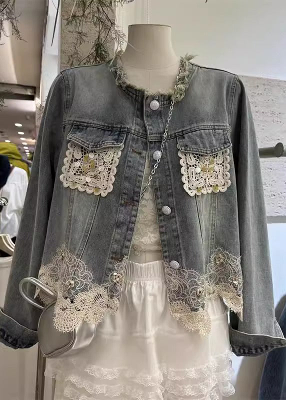 A Vintage Style Jacket with Delicate Timeless Details