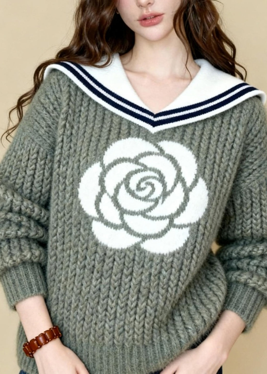 Beautifully Finished Sweater in a Timeless Design