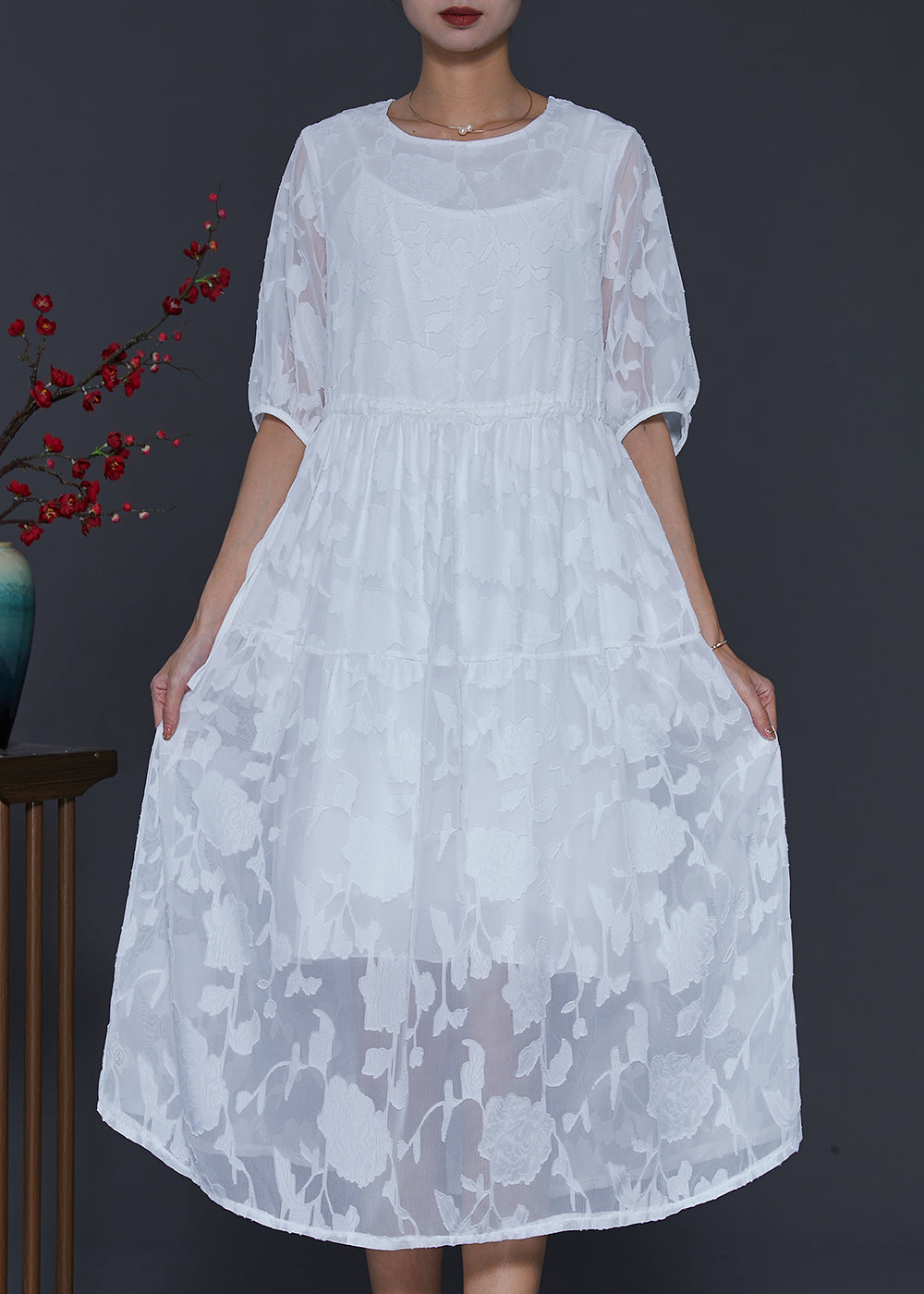 Classic Vintage Dress with a Flattering Fit