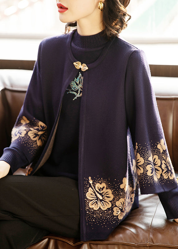Classic Vintage Cardigan with a Flattering Fit