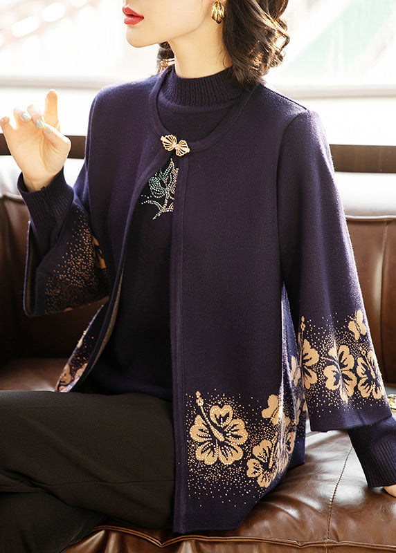 Classic Vintage Cardigan with a Flattering Fit
