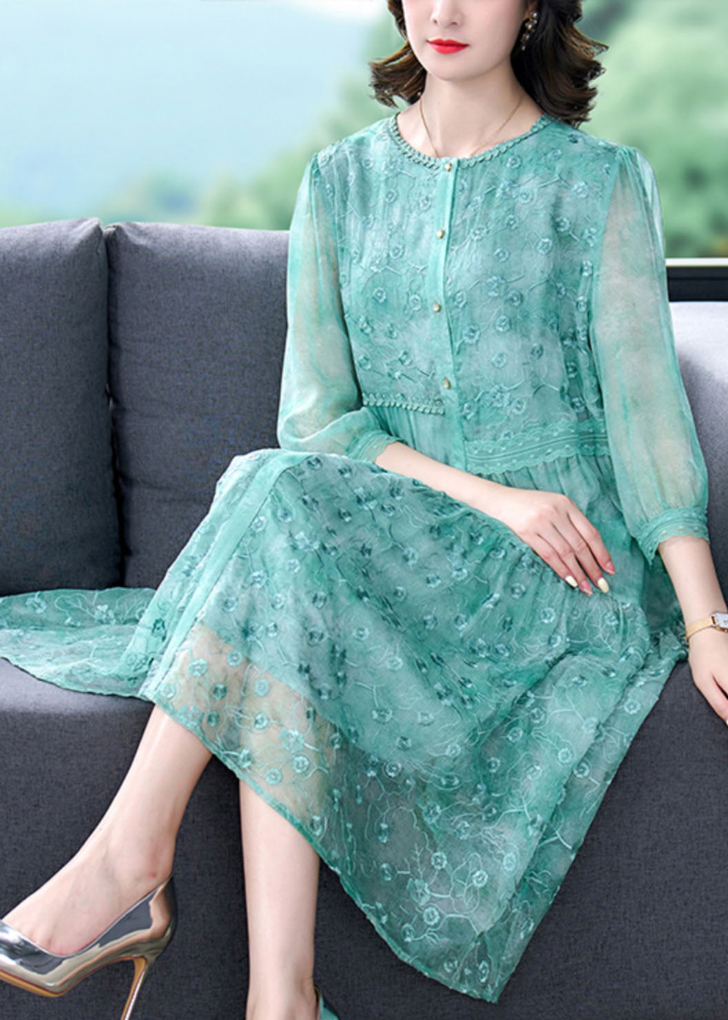 A Vintage Style Dress with Delicate Timeless Details
