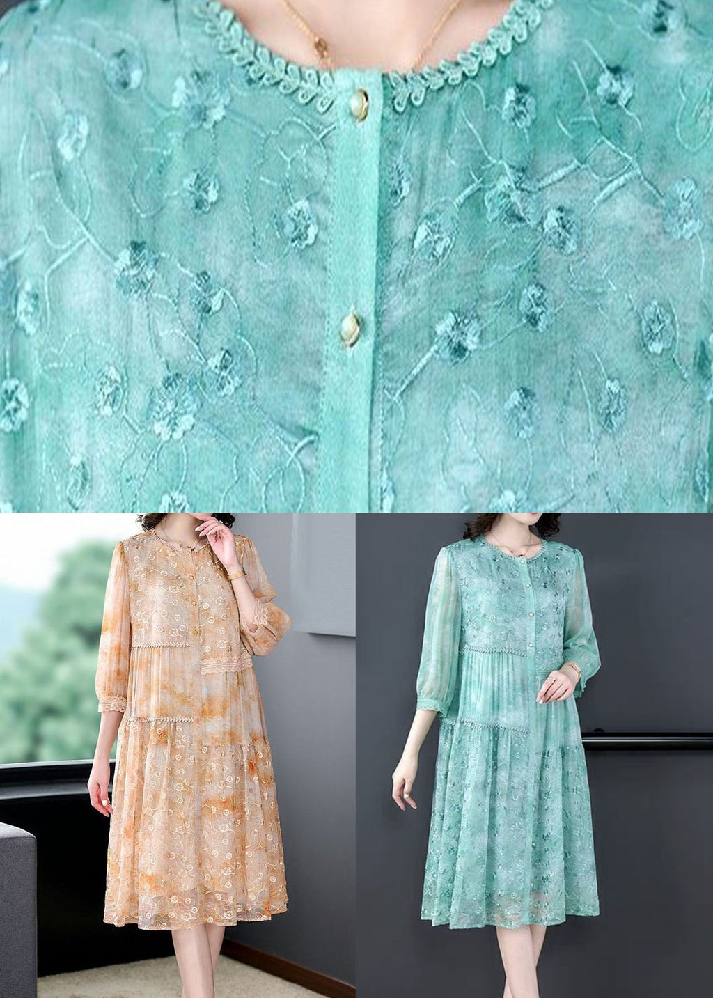 A Vintage Style Dress with Delicate Timeless Details