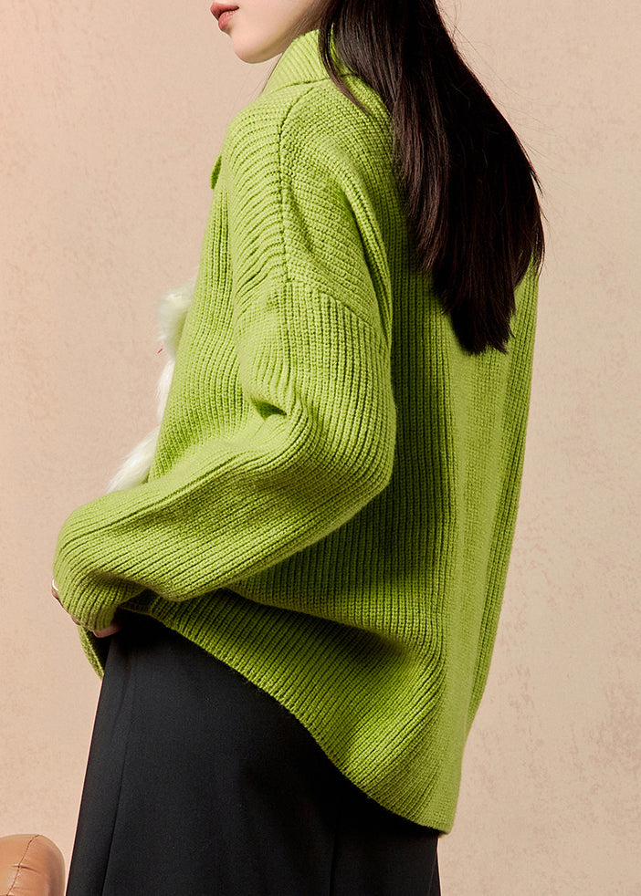 A Vintage Style Sweater with Delicate Timeless Details