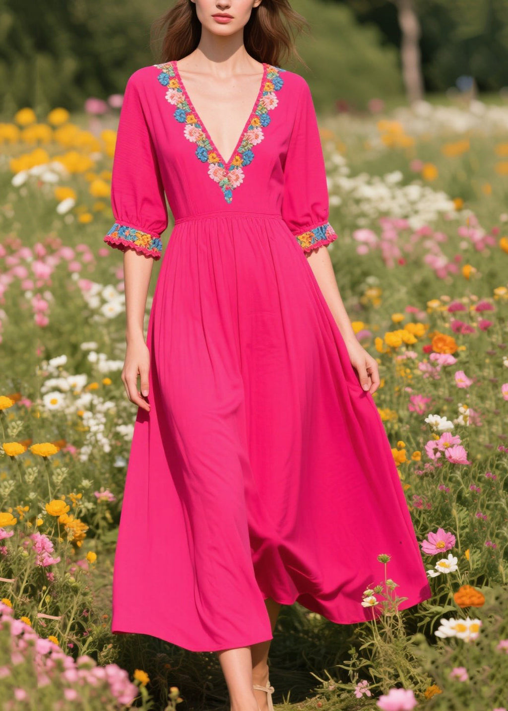 Beautifully Finished Dress in a Timeless Design