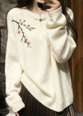 A Vintage Style Sweater with Delicate Timeless Details