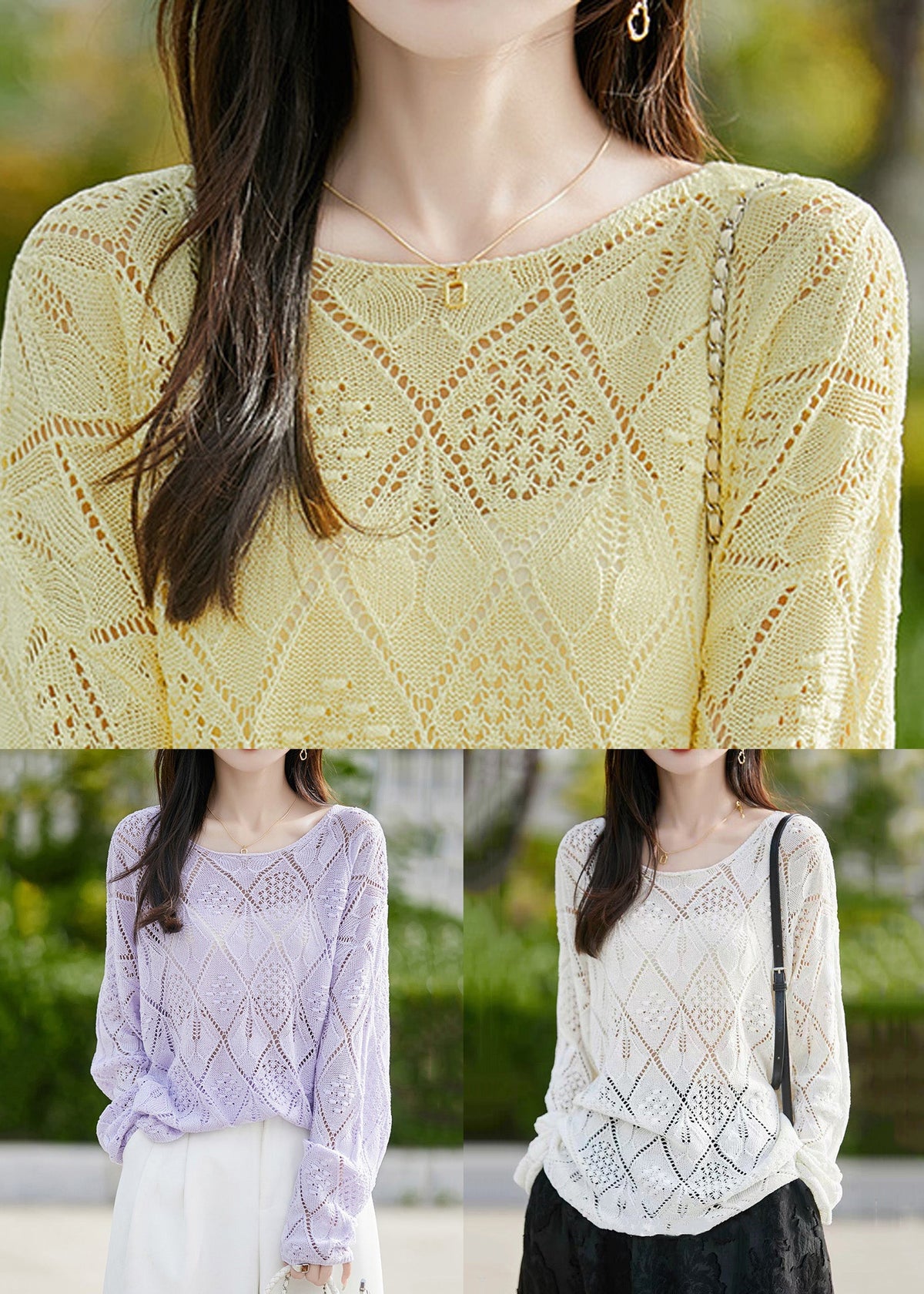 Well Tailored Sweater with a Graceful Silhouette